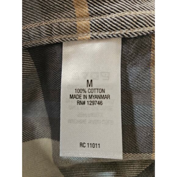 Ridgecut toughwear men's plaid button down shirt - size medium - Picture 4 of 5